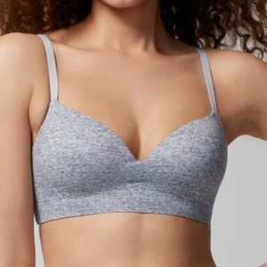 Soma Enbliss Wireless Bra in Blurred Graphite